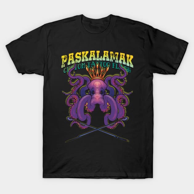 purple king tattoo pulpe T-Shirt by Paskalamak